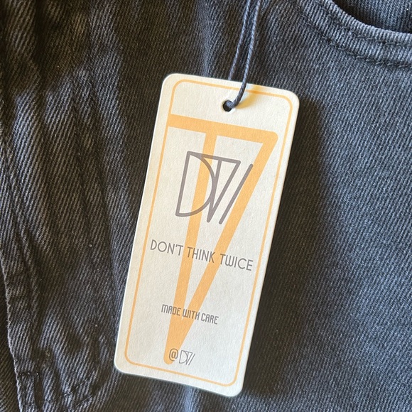 DTT (Don’t Think Twice) Plus Veron relaxed fit mom jeans in washed black NWT - Picture 9 of 11